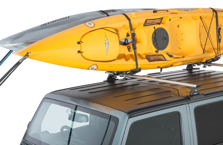 Folding J Style Kayak Carrier Extension Kayak Rack Open Road